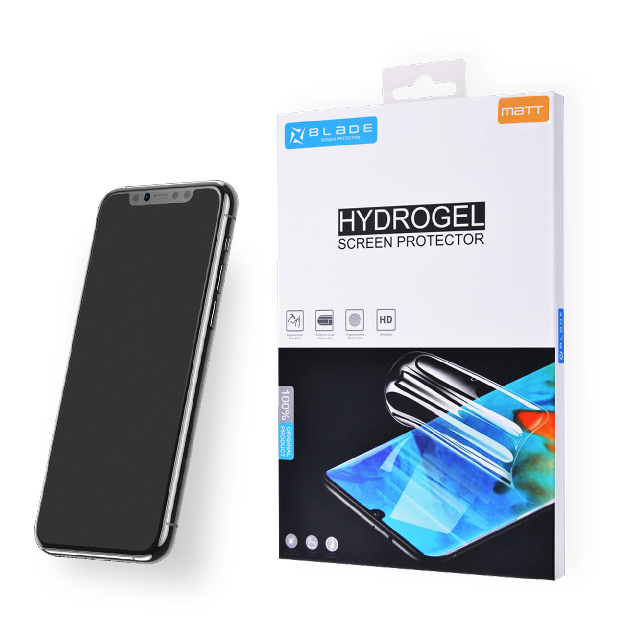 Гидрогелевая пленка для Vivo X50 Pro (Blade Pro) на экран противоударная матовая, Прозрачный
Гидрогелевая пленка для Vivo X50 Pro (Blade Pro) на экран противоударная матовая, Прозрачный