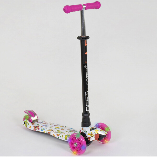 Самокат для девочки трехколесный с подсветкой Best Scooter детский Бело-розовый (11882)
Самокат для девочки трехколесный с подсветкой Best Scooter детский Бело-розовый (11882)