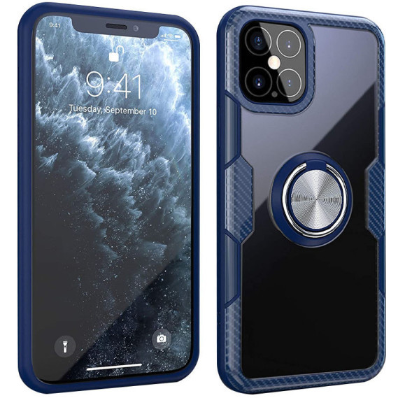 Защитный чехол для Apple iPhone 12 Pro Max с магнитом для автодержателя и кольцом (Бесцветный-ТёмноСиний/Deen), Темно-синий
Защитный чехол для Apple iPhone 12 Pro Max с магнитом для автодержателя и кольцом (Бесцветный-ТёмноСиний/Deen), Темно-синий