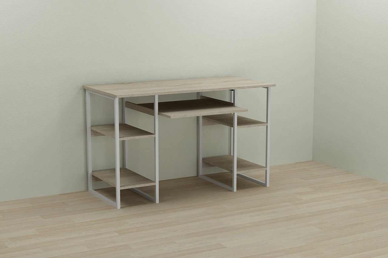 Компьютерный стол Ferrum-decor Тим 75x140x70 белый ДСП Дуб Сонома 16мм, КОД: 2352670
Компьютерный стол Ferrum-decor Тим 75x140x70 белый ДСП Дуб Сонома 16мм, КОД: 2352670