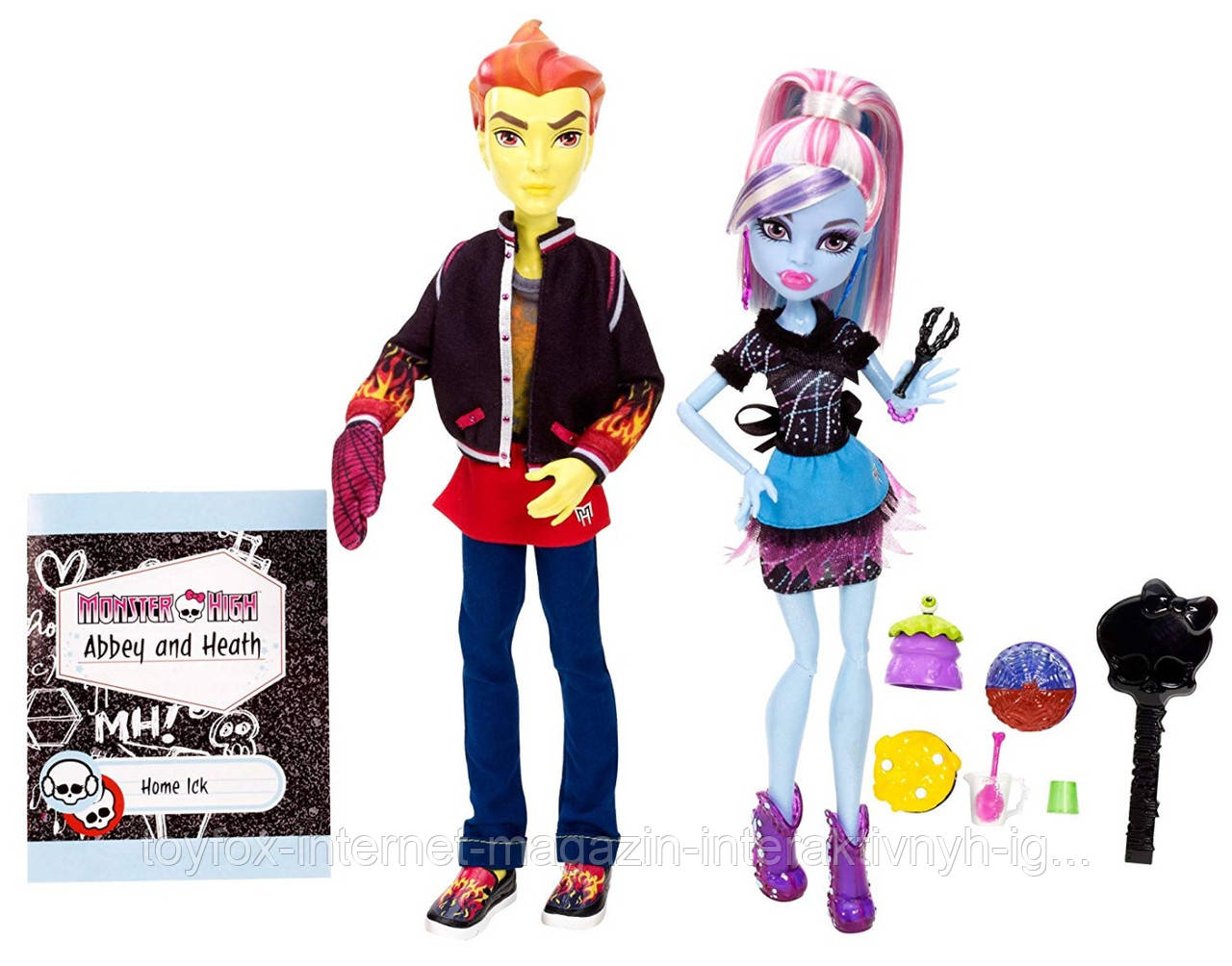 Кукольный набор Монстер Хай Monster High Abbey Bominable and Heath Burns Хит и Эбби
Кукольный набор Монстер Хай Monster High Abbey Bominable and Heath Burns Хит и Эбби