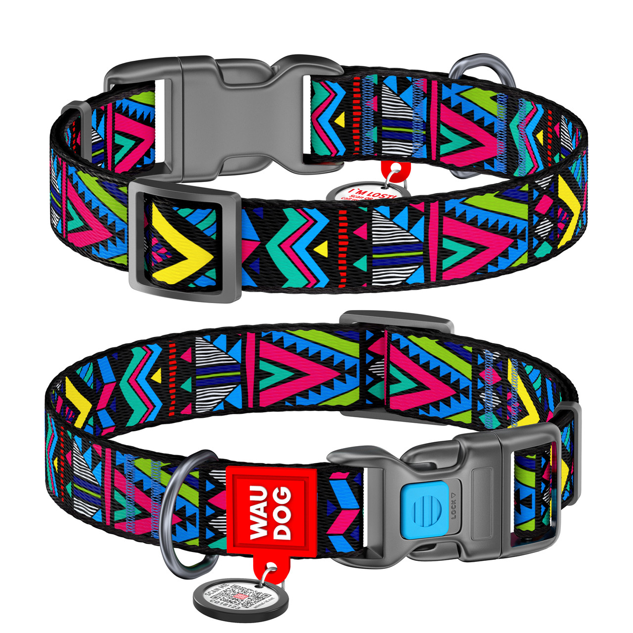 Ошейник WAUDOG Nylon с QR паспортом, рисунок "Инди", пластиковый фастекс (4679), Разноцветный
Ошейник WAUDOG Nylon с QR паспортом, рисунок "Инди", пластиковый фастекс (4679), Разноцветный
