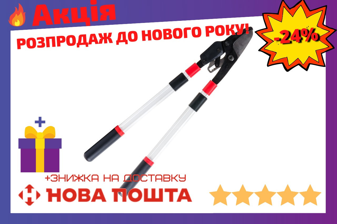 Ножницы для обрезки веток Intertool - 700-1030 мм, с редуктором ручки телескопические
Ножницы для обрезки веток Intertool - 700-1030 мм, с редуктором ручки телескопические