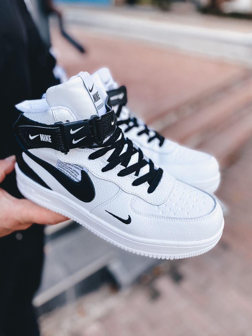 Мужские зимние кроссовки Nike Air Force 1 High White Black / Найк Аир Форс 1 Высокие Белые Черные 45, Белый
Мужские зимние кроссовки Nike Air Force 1 High White Black / Найк Аир Форс 1 Высокие Белые Черные 45, Белый