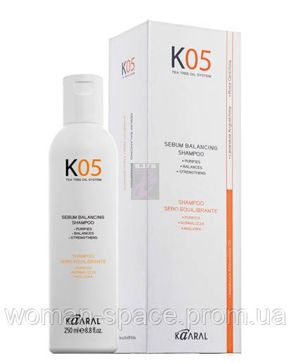 Kaaral К05 Sebum Balancing Shampoo Шампунь для восстановления баланса секреции сальных желез
Kaaral К05 Sebum Balancing Shampoo Шампунь для восстановления баланса секреции сальных желез