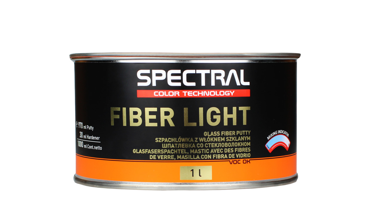 Автомобильная шпатлевка со стекловолокном Spectral Fiber Light 1л облегченная (Спектрал Файбер Лайт)
Автомобильная шпатлевка со стекловолокном Spectral Fiber Light 1л облегченная (Спектрал Файбер Лайт)