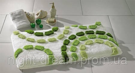 Коврик для ванной 55х60  CONFETTI Elite Arinna Green (Yesil)