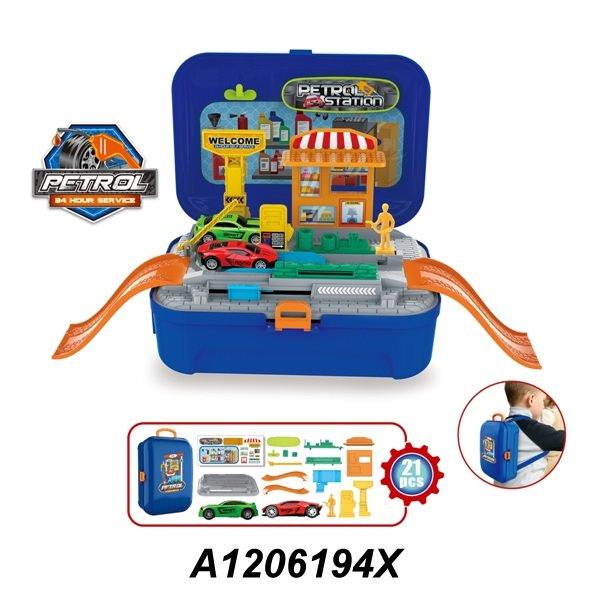 Набор игровой 8019 (48шт) заправка, машинки2шт, фигурка,20предм, в рюкзаке,карт.оберт,19-25-9см
Набор игровой 8019 (48шт) заправка, машинки2шт, фигурка,20предм, в рюкзаке,карт.оберт,19-25-9см