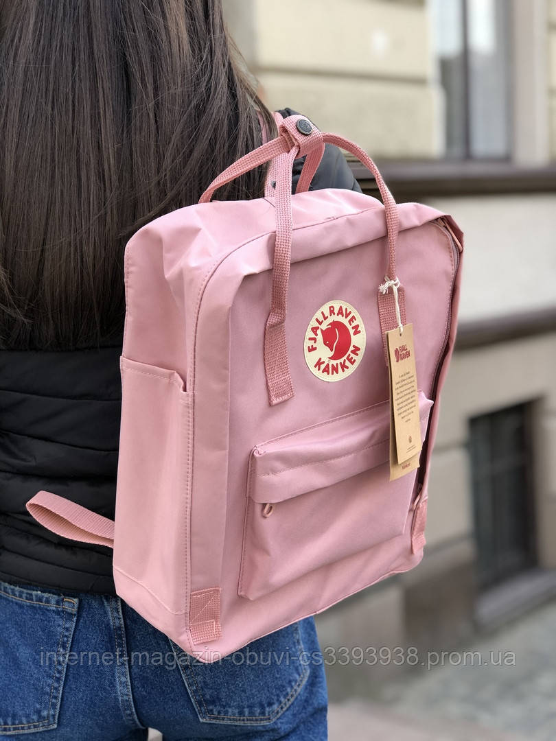 Рюкзак Fjallraven Kanken Classic Pink, розовый канкен классик пудра бледно розовый 16л, (ТОП ААА+ реплика)
Рюкзак Fjallraven Kanken Classic Pink, розовый канкен классик пудра бледно розовый 16л, (ТОП ААА+ реплика)
