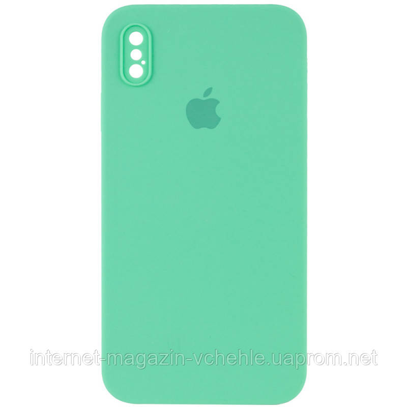 Чехол Silicone Case Square Full Camera Protective (AA) для Apple iPhone XS Max (6.5") (Зеленый / Spearmint
Чехол Silicone Case Square Full Camera Protective (AA) для Apple iPhone XS Max (6.5") (Зеленый / Spearmint