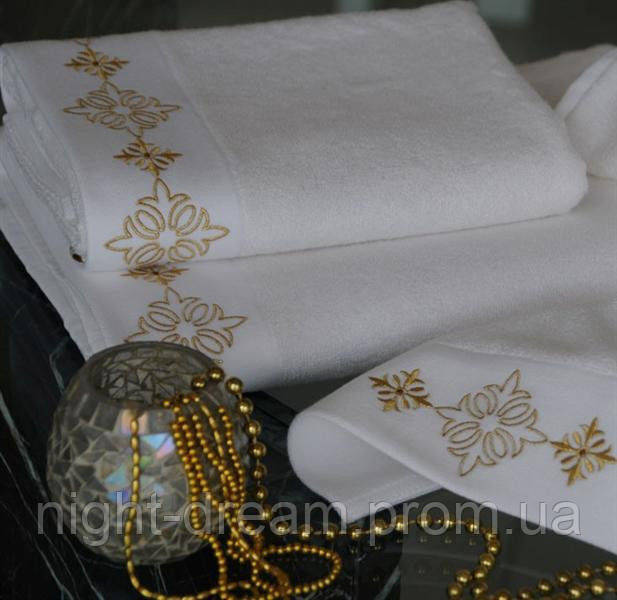 Махровое полотенце 70х140 DRAHOMA GOLD Eke Home 