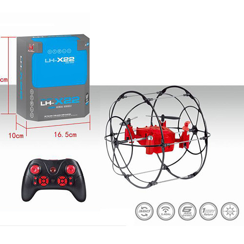 Квадрокоптер LH-X22 радіокер. 2,4G, акум., USB, 2 кольори, світло, кор., 18,5-17-13 см
Квадрокоптер LH-X22 радіокер. 2,4G, акум., USB, 2 кольори, світло, кор., 18,5-17-13 см