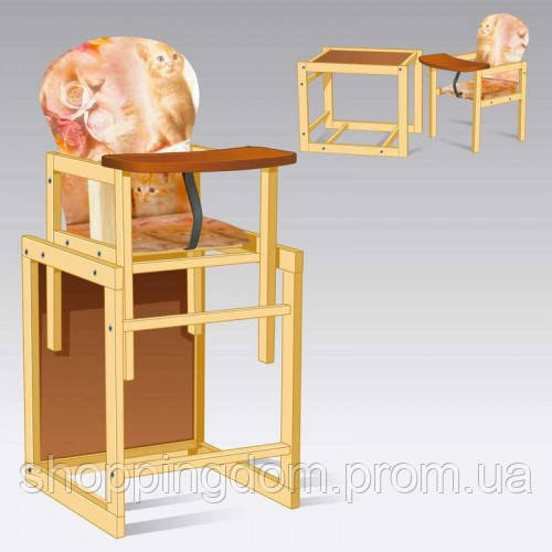 Стульчик для кормления с большой спинкой "Кошки" ТМ Мася, Бамсик 45*43*97см /1/ (218
Стульчик для кормления с большой спинкой "Кошки" ТМ Мася, Бамсик 45*43*97см /1/ (218