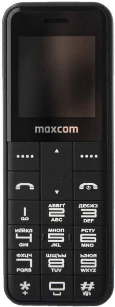 Мобильный телефон черный с большими удобными кнопками на 2 сим карты Maxcom MM111 Black
Мобильный телефон черный с большими удобными кнопками на 2 сим карты Maxcom MM111 Black
