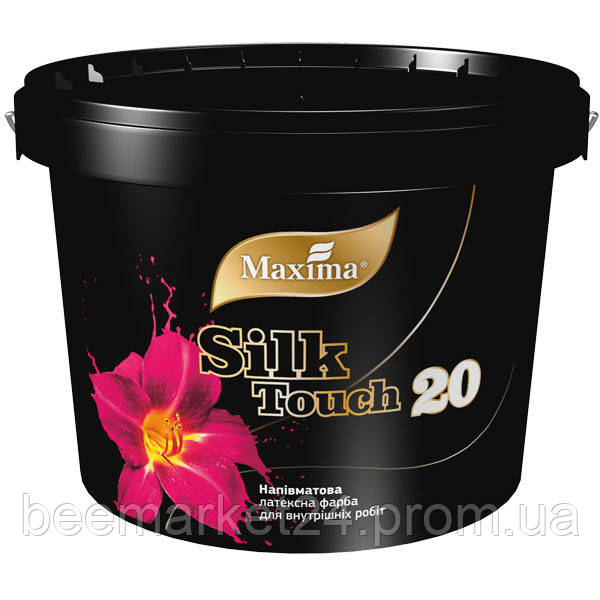 Полуматовая латексная краска для внутренних работ Maxima Silk Touch 20 (3.5кг), Белый
Полуматовая латексная краска для внутренних работ Maxima Silk Touch 20 (3.5кг), Белый