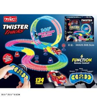 Трек 136 Twister на р.у.с машинкой и аксес.муз.свет.134дет.кор.30*8,5*25,5 /36/ (136)
Трек 136 Twister на р.у.с машинкой и аксес.муз.свет.134дет.кор.30*8,5*25,5 /36/ (136)