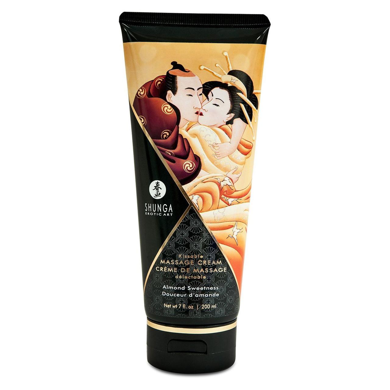 Съедобный массажный крем Shunga Kissable Massage Cream - Almond Sweetness(миндаль), 200мл
Съедобный массажный крем Shunga Kissable Massage Cream - Almond Sweetness(миндаль), 200мл