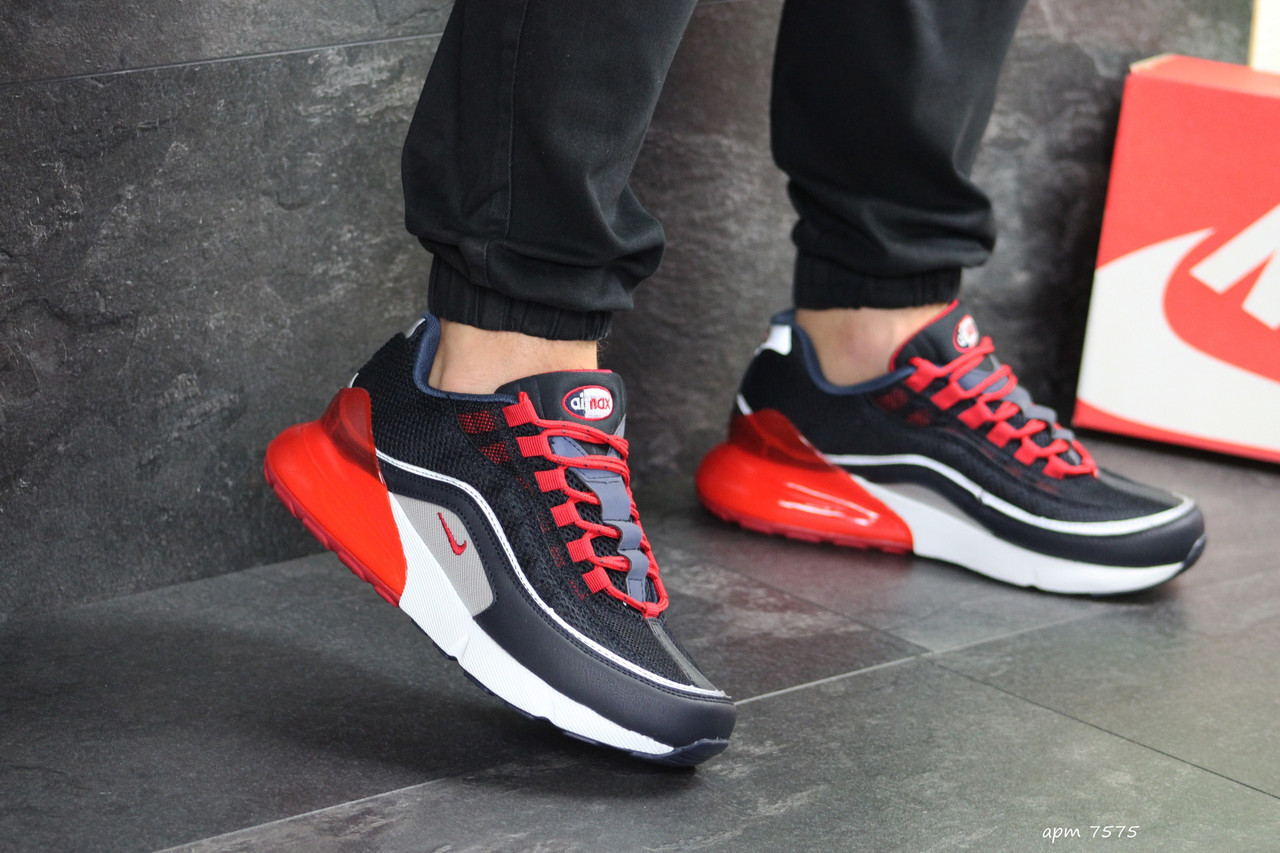 Мужские кроссовки в стиле Nike Найк Air Max 95 + Max 270, синие с красным 44 (28 см), Разные цвета
Мужские кроссовки в стиле Nike Найк Air Max 95 + Max 270, синие с красным 44 (28 см), Разные цвета
