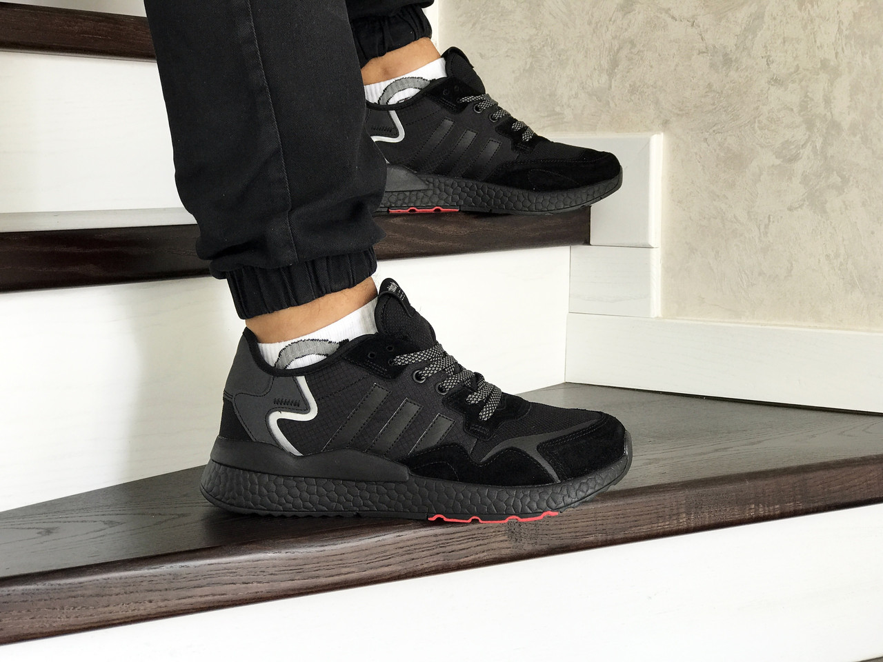 Мужские кроссовки в стиле Adidas Адидас Nite Jogger Boost, черные 42 (27 см), Черный
Мужские кроссовки в стиле Adidas Адидас Nite Jogger Boost, черные 42 (27 см), Черный