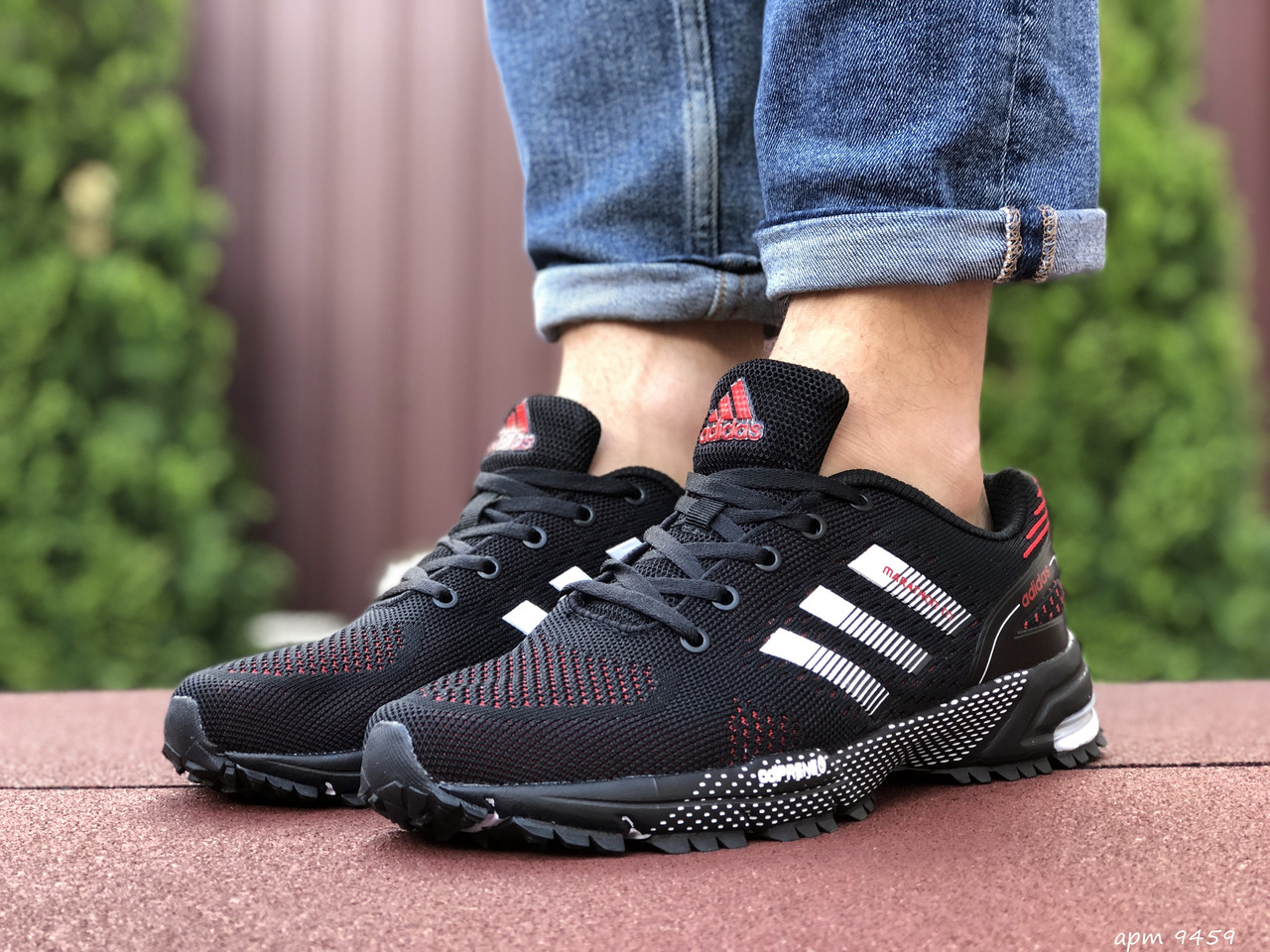 Мужские кроссовки в стиле Adidas Адидас Marathon, черные с красным 44 (28 см), Черный
Мужские кроссовки в стиле Adidas Адидас Marathon, черные с красным 44 (28 см), Черный