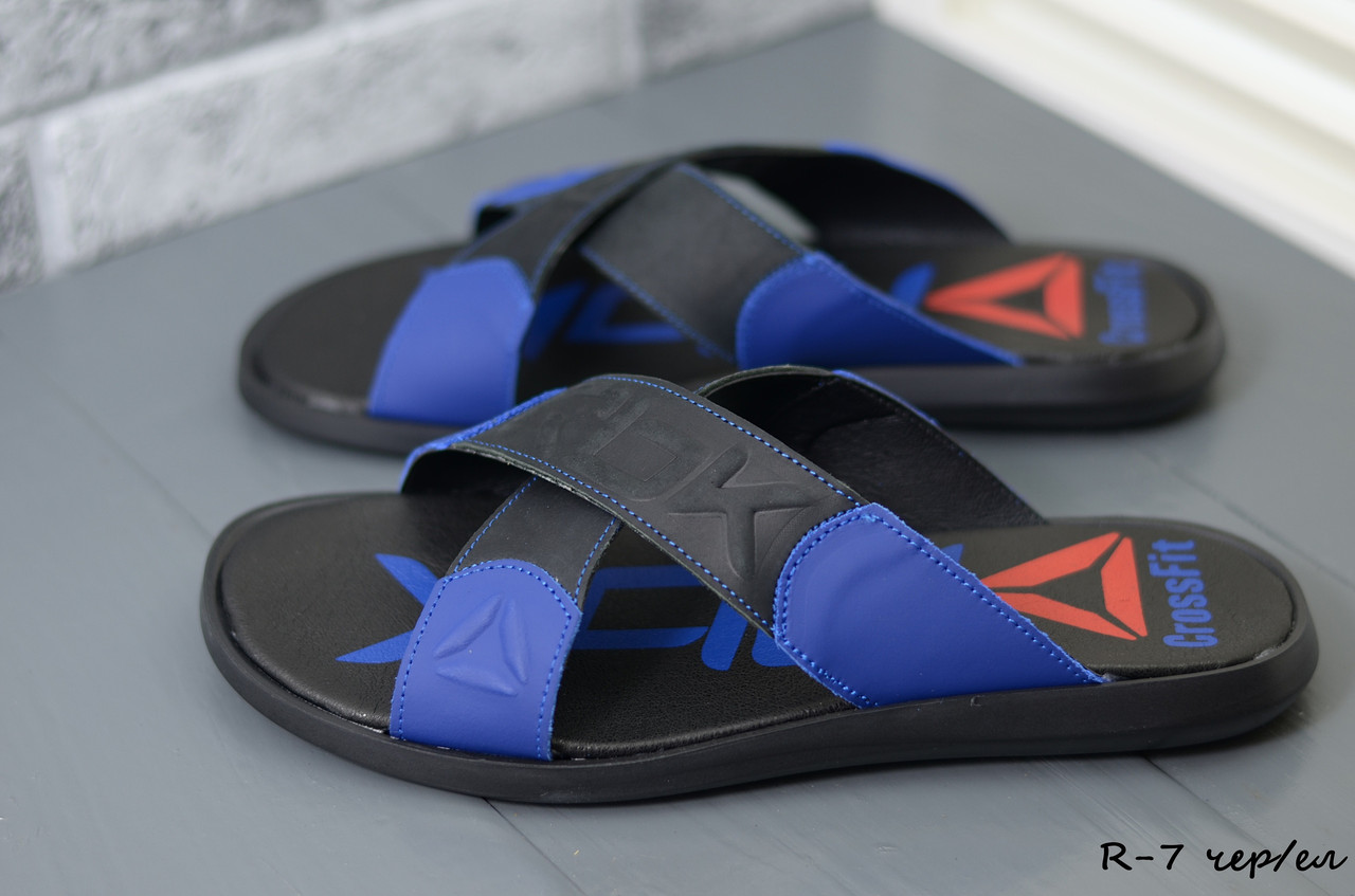 Мужские шлепанцы в стиле Reebok Рибок, натуральная кожа, черные с синим 42 (28 см), Белый
Мужские шлепанцы в стиле Reebok Рибок, натуральная кожа, черные с синим 42 (28 см), Белый
