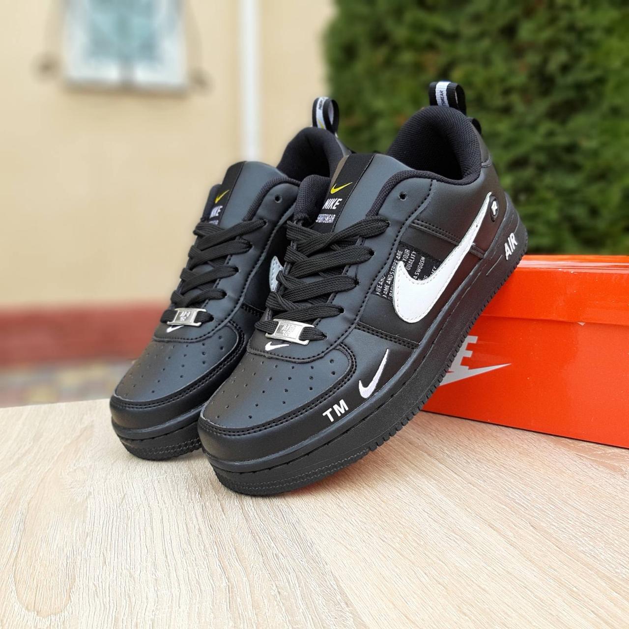 Женские кроссовки в стиле Nike Найк Air Force 1 LV8, кожа, черные с белым 38 (24 см), Черный
Женские кроссовки в стиле Nike Найк Air Force 1 LV8, кожа, черные с белым 38 (24 см), Черный