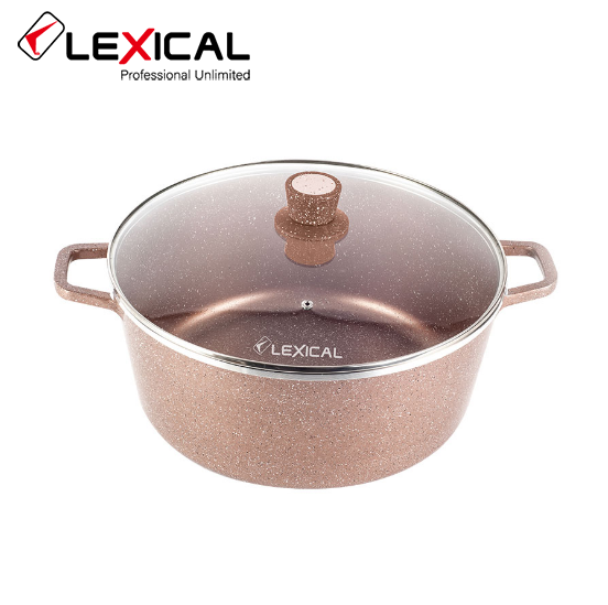 Кастрюля с крышкой LEXICAL LM-010214-5 LORD Marble Casserole с мраморным антипригарным покрытием 40см, Golden, Золотистый
Кастрюля с крышкой LEXICAL LM-010214-5 LORD Marble Casserole с мраморным антипригарным покрытием 40см, Golden, Золотистый