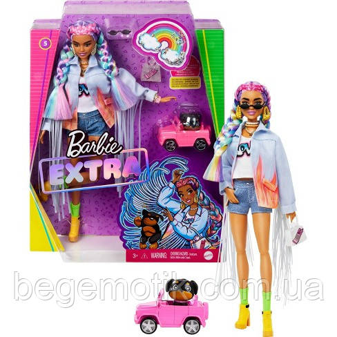 Barbie Кукла Барби Экстра Стильная Модница в джинсовой куртке - Barbie Extra Style GRN29
Barbie Кукла Барби Экстра Стильная Модница в джинсовой куртке - Barbie Extra Style GRN29