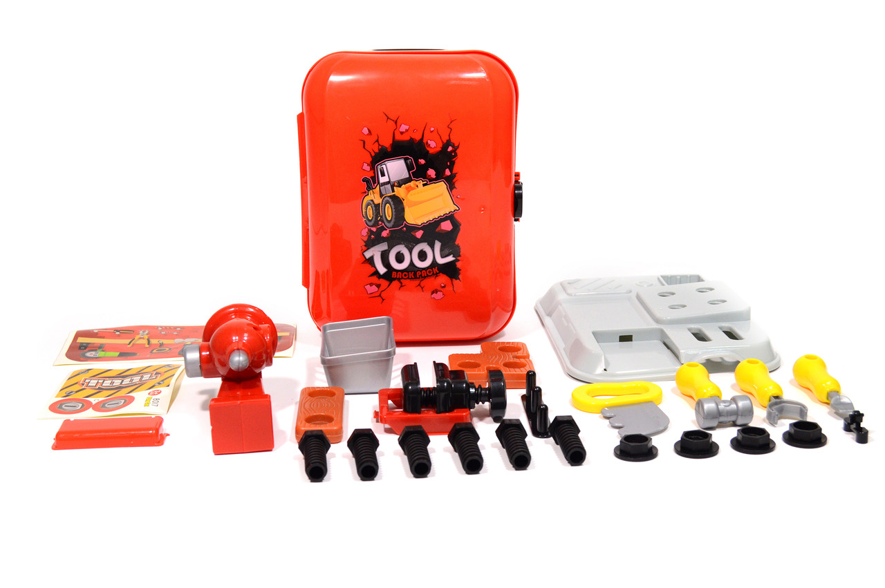 Портативный рюкзак TOOL Back Pack Игровой набор для мальчиков Набор инструментов для детей
Портативный рюкзак TOOL Back Pack Игровой набор для мальчиков Набор инструментов для детей