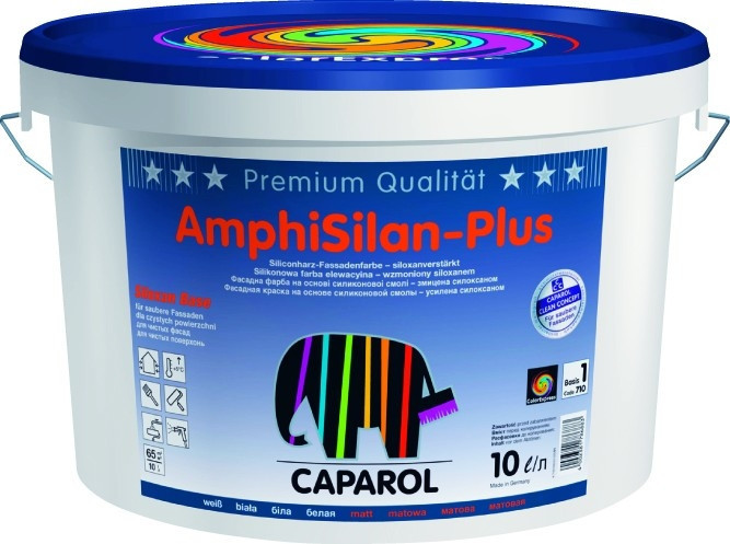 Силиконовая фасадная краска CAPAROL AMPHISILAN - PLUS (КАПАРОЛ АМФИСИЛАН ПЛЮС) 10л, Белый
Силиконовая фасадная краска CAPAROL AMPHISILAN - PLUS (КАПАРОЛ АМФИСИЛАН ПЛЮС) 10л, Белый