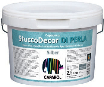 Штукатурка декоративная с металлическим эффектом серебро (CAPAROL STUCCODECOR DI PERLA SILBER) 2,5Л
Штукатурка декоративная с металлическим эффектом серебро (CAPAROL STUCCODECOR DI PERLA SILBER) 2,5Л