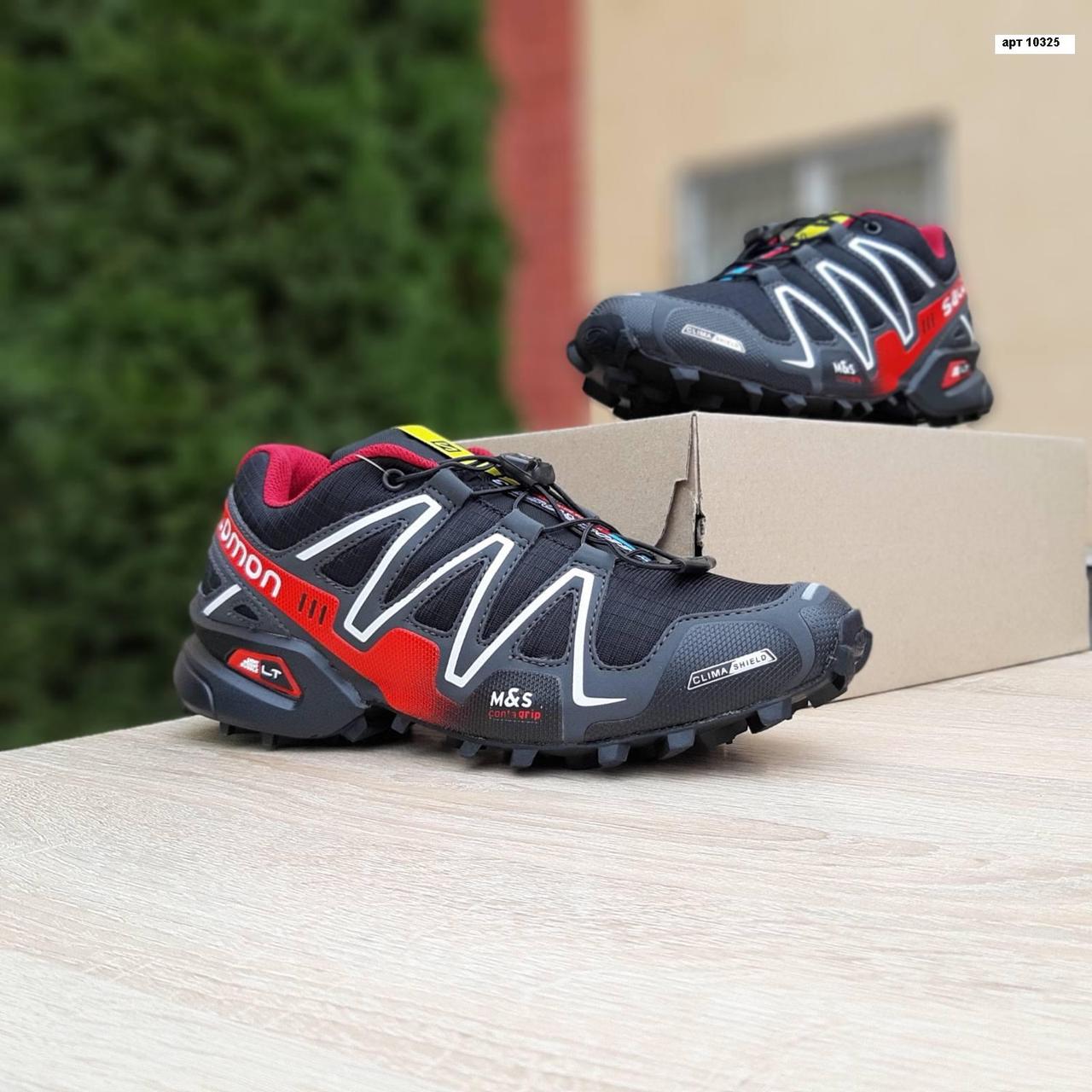 Кроссовки мужские Salomon Speedcross 3 черные с красным, Саломон, текстильные, прошиты. Код OD-10325 44, Черный
Кроссовки мужские Salomon Speedcross 3 черные с красным, Саломон, текстильные, прошиты. Код OD-10325 44, Черный