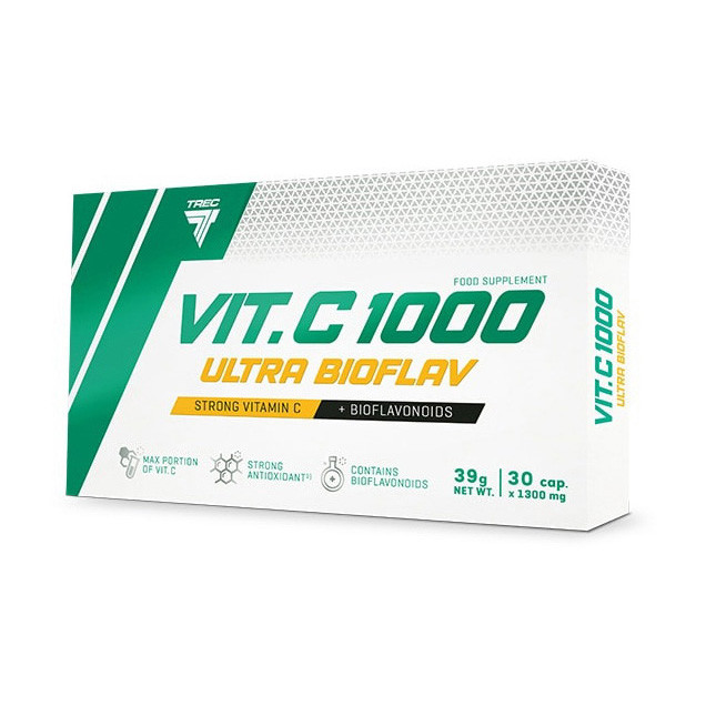 Витамин C и комплекс биофлавоноидов TREC nutrition Vit.C Strong 1000 Ultra Bioflav 100 caps
Витамин C и комплекс биофлавоноидов TREC nutrition Vit.C Strong 1000 Ultra Bioflav 100 caps