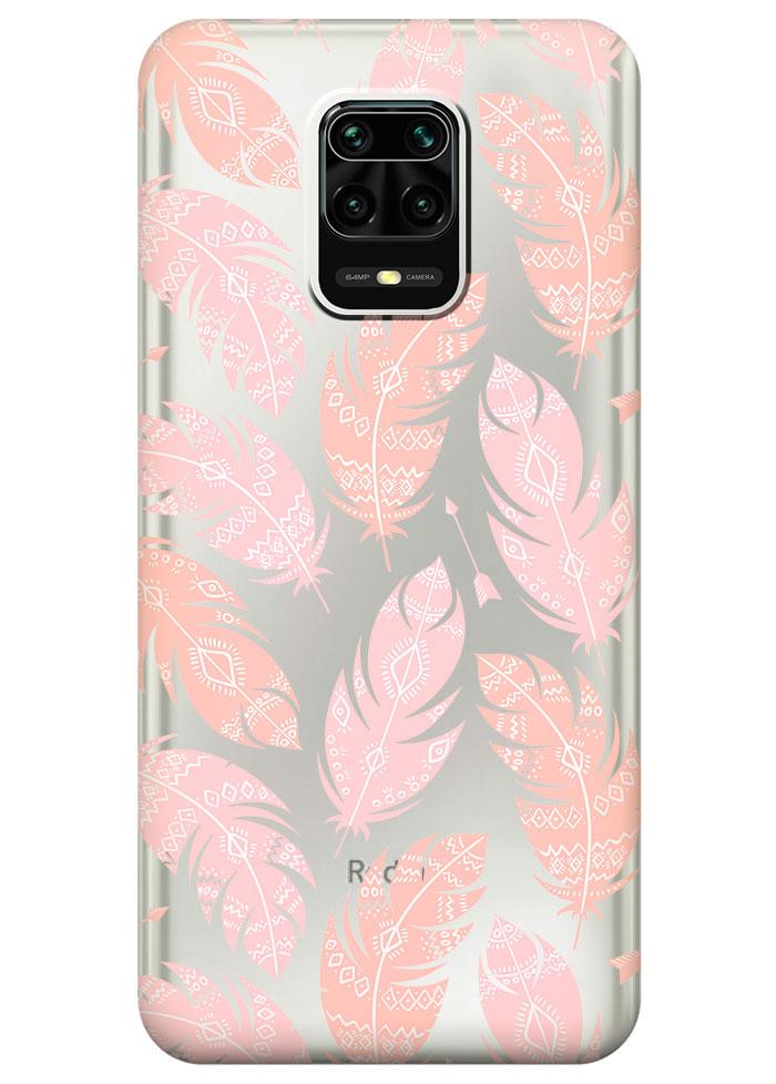 Прозрачный силиконовый чехол iSwag для Xiaomi Redmi Note 9S с рисунком - Розовые перья (M1649)
Прозрачный силиконовый чехол iSwag для Xiaomi Redmi Note 9S с рисунком - Розовые перья (M1649)