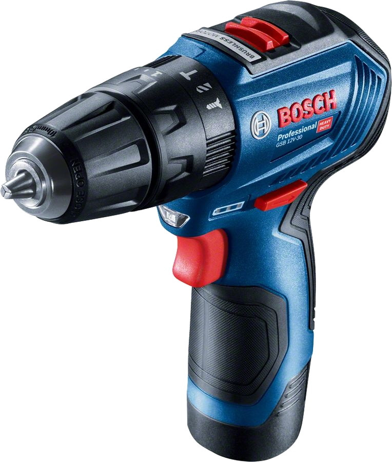 Аккумуляторный ударный шуруповерт BOSCH GSB 12V-30 Professional бесщёточный (06019G9100)
Аккумуляторный ударный шуруповерт BOSCH GSB 12V-30 Professional бесщёточный (06019G9100)