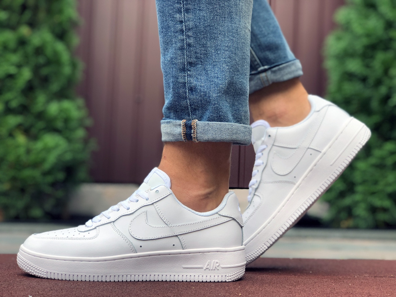 Кроссовки мужские Nike Air Force белые, Найк Аир Форс, натуральная кожа, прошиты, код SD-9871 44, Белый
Кроссовки мужские Nike Air Force белые, Найк Аир Форс, натуральная кожа, прошиты, код SD-9871 44, Белый