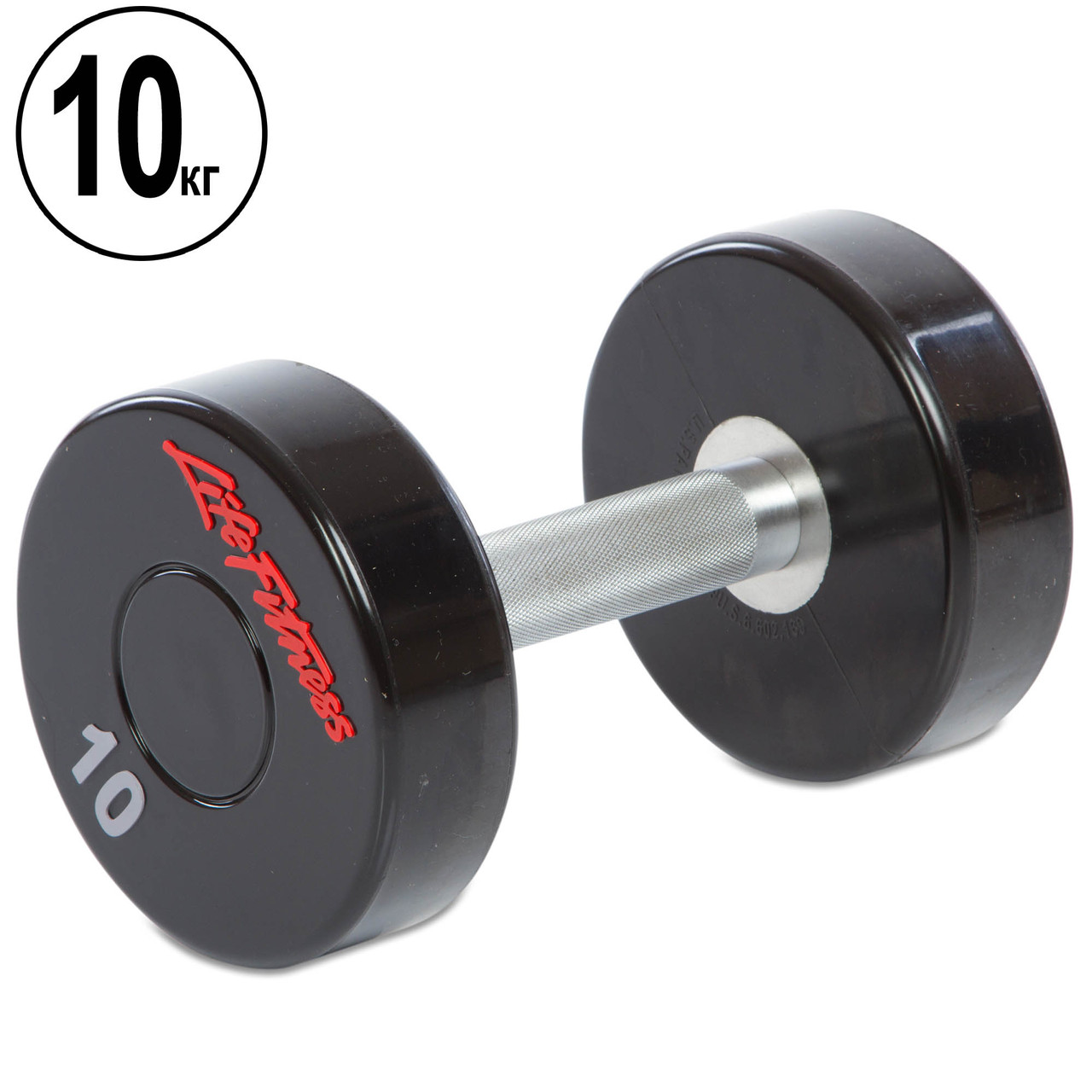Гантель цельная профессиональная 10кг Life Fitness (1шт) SC-80081-10, Черный
Гантель цельная профессиональная 10кг Life Fitness (1шт) SC-80081-10, Черный