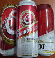 Пиво Gambrinus original 4.3 % 0.5 l ж\б, фото 1