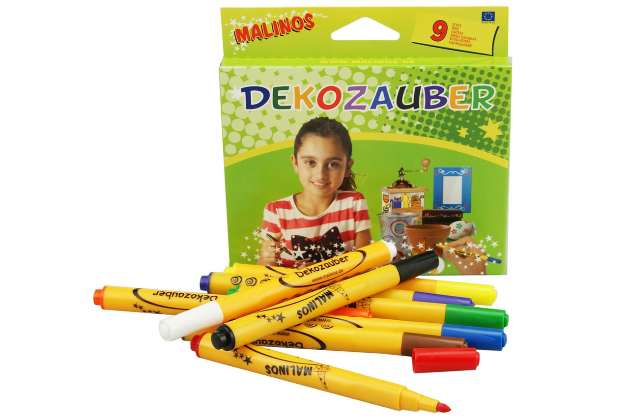 4260189064934 Фломастеры для декорирования MALINOS Dekozauber нестираемые 9 (8+1) шт
4260189064934 Фломастеры для декорирования MALINOS Dekozauber нестираемые 9 (8+1) шт