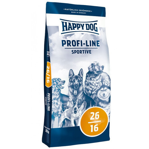 Сухой корм Happy Dog Profi-Line Sportive 26/16 для взрослых собак с повышенной потребностью в энергии, 20 кг
Сухой корм Happy Dog Profi-Line Sportive 26/16 для взрослых собак с повышенной потребностью в энергии, 20 кг
