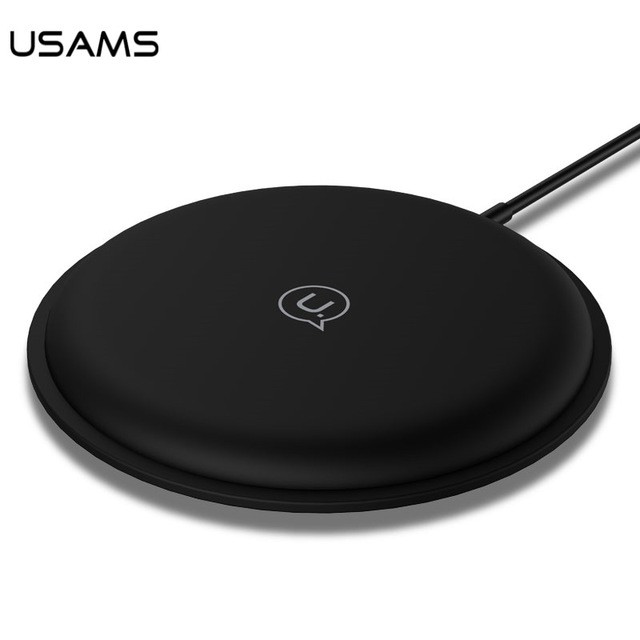 Беспроводное зарядное устройство USAMS Zodi Series Charging Pad Black (US-CD30), Черный
Беспроводное зарядное устройство USAMS Zodi Series Charging Pad Black (US-CD30), Черный