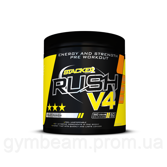 Предтренировочный стимулятор Rush V4 - Stacker2 180 г - зеленое яблоко (8717472072641)
Предтренировочный стимулятор Rush V4 - Stacker2 180 г - зеленое яблоко (8717472072641)
