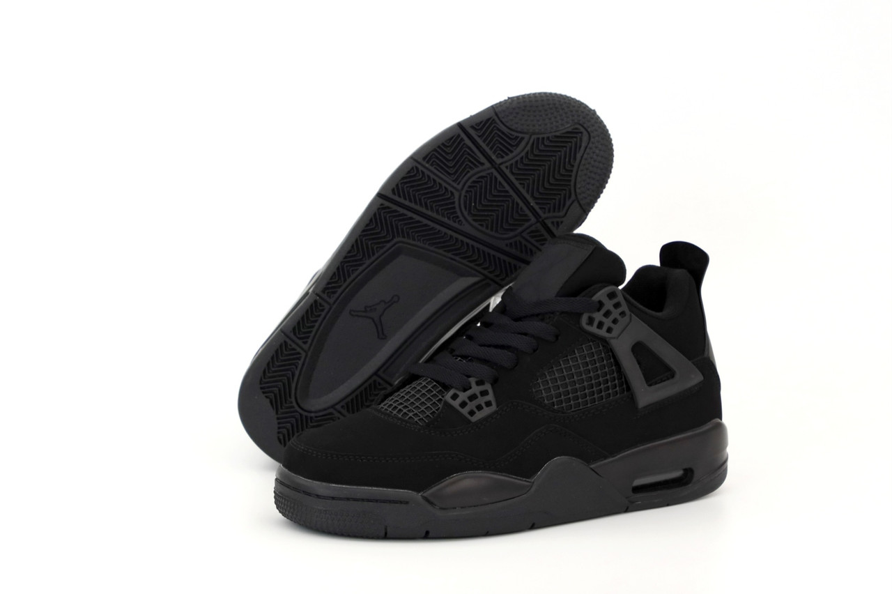 Кроссовки мужские Nike Air Jordan 4 Retro черные, Найк Джордан, замша. код KD-12435 43, Черный
Кроссовки мужские Nike Air Jordan 4 Retro черные, Найк Джордан, замша. код KD-12435 43, Черный
