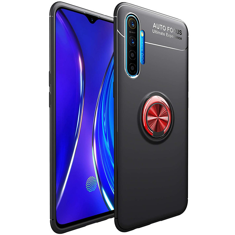 TPU чехол Deen ColorRing под магнитный держатель (opp) для Realme XT, Черный / красный
TPU чехол Deen ColorRing под магнитный держатель (opp) для Realme XT, Черный / красный