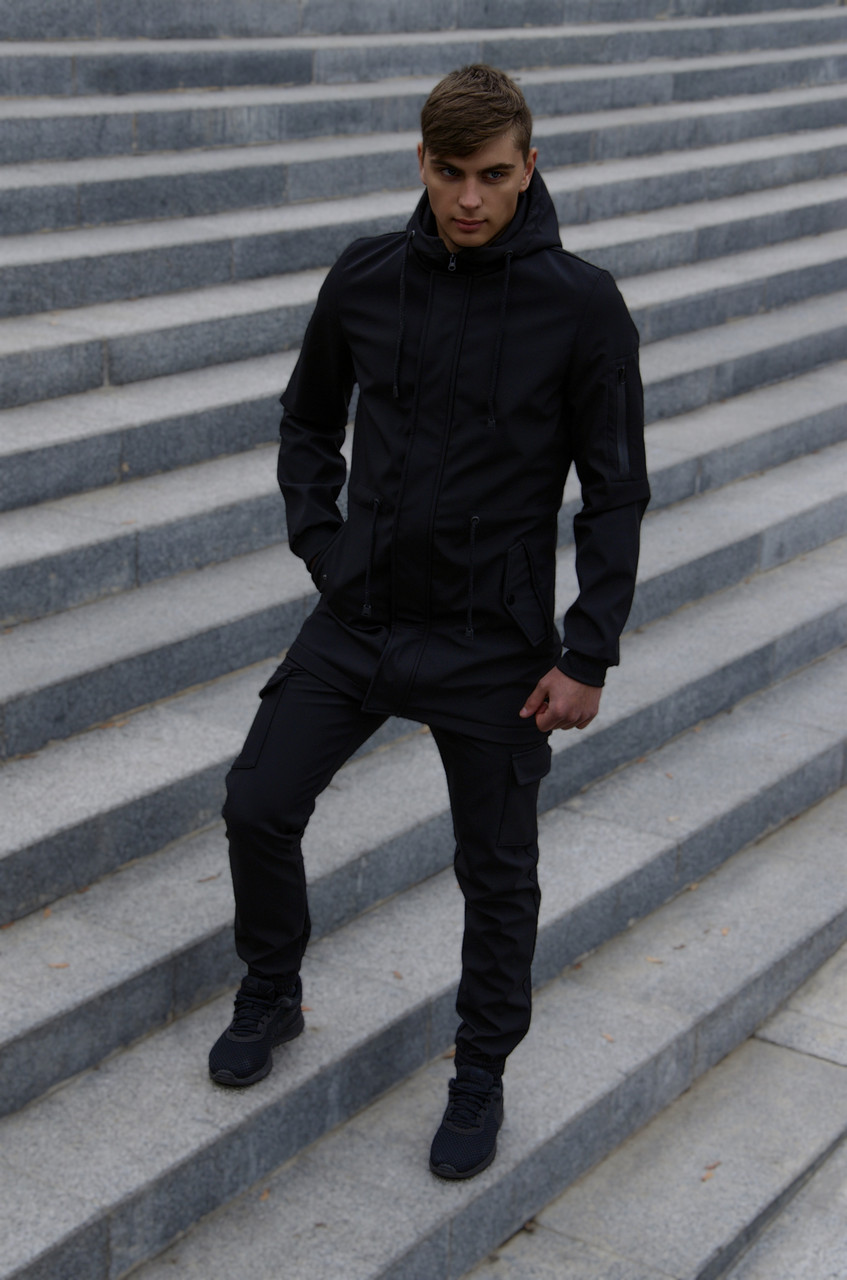 Костюм мужской черный демисезонный Intruder Softshell V2.0. Куртка мужская, штаны утепленные + Ключница L
Костюм мужской черный демисезонный Intruder Softshell V2.0. Куртка мужская, штаны утепленные + Ключница L