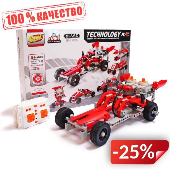 Конструктор-трансформер на радиоуправлении TechnoLogy R/C 10 в 1 2017A-28 (6911654, Красный
Конструктор-трансформер на радиоуправлении TechnoLogy R/C 10 в 1 2017A-28 (6911654, Красный
