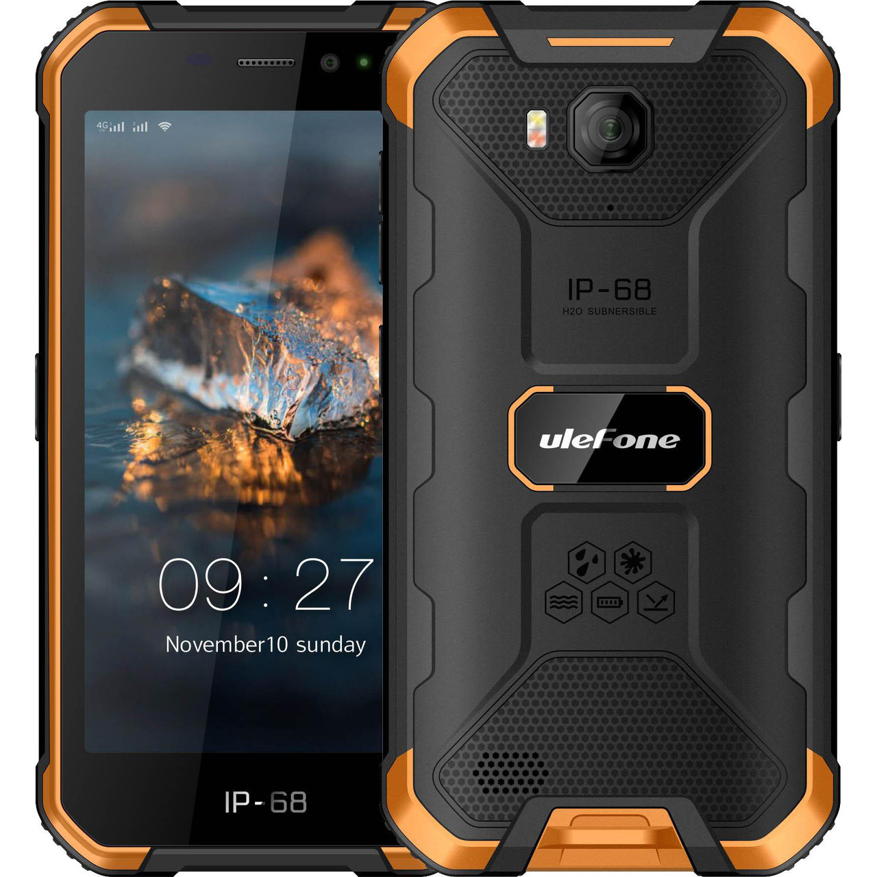 Смартфон противоударный оранжевый с мощной батареей Ulefone Armor X6 2\16GB orange (Global) Гарантия 12 мес
Смартфон противоударный оранжевый с мощной батареей Ulefone Armor X6 2\16GB orange (Global) Гарантия 12 мес