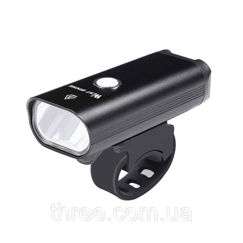 Фара велосипедная West Biking 0701257 Black металлическая велофара яркий фонарь аккумуляторная LED
Фара велосипедная West Biking 0701257 Black металлическая велофара яркий фонарь аккумуляторная LED