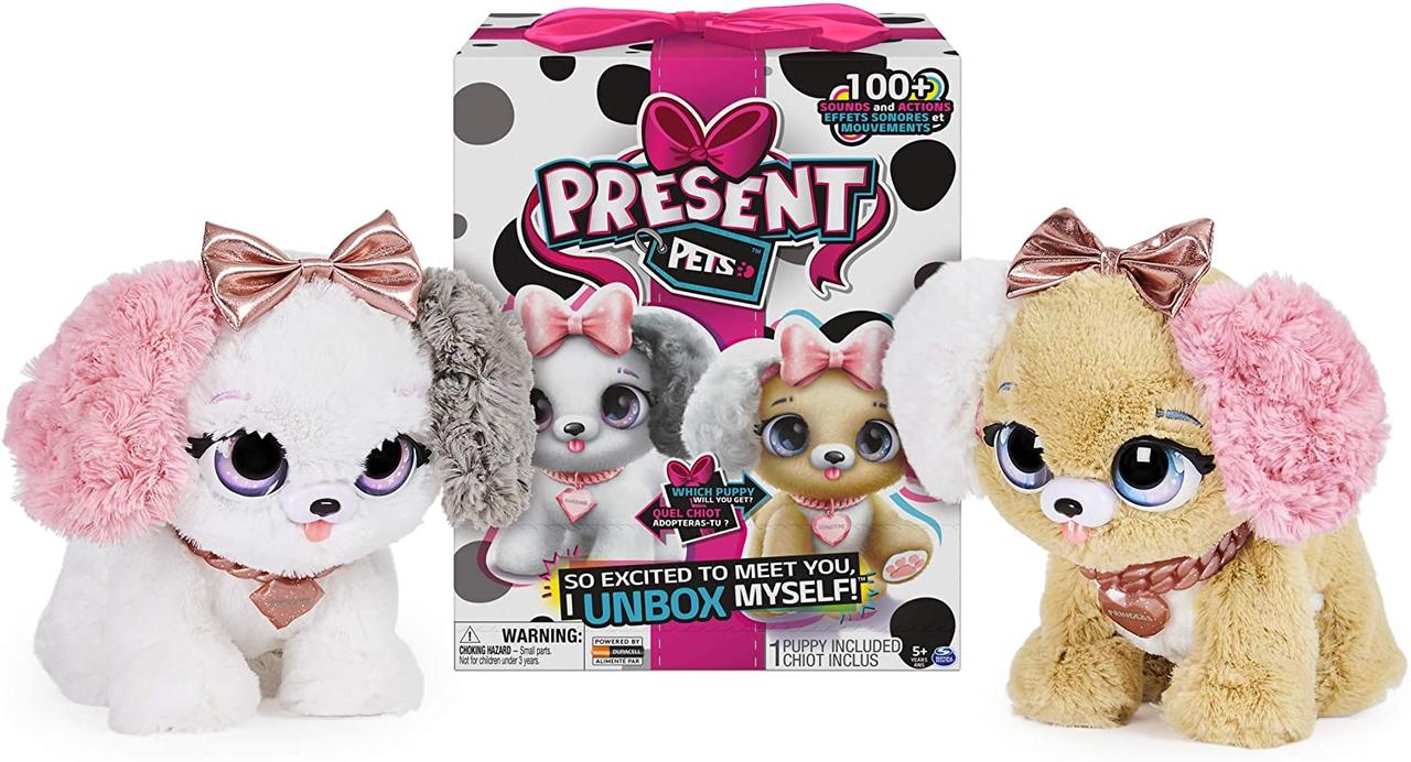Интерактивная игрушка щенок сюрприз милашки Present Pets Fancy Puppy Interactive Plush 6051191
Интерактивная игрушка щенок сюрприз милашки Present Pets Fancy Puppy Interactive Plush 6051191