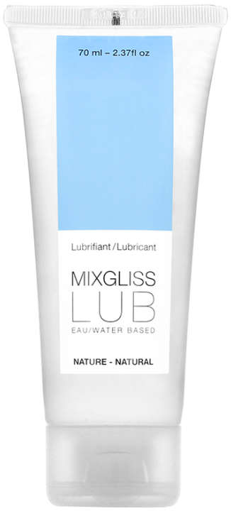 Лубрикант на водной основе MixGliss LUB NATURE (70 мл) с алантоином и экстрактом алоэ
Лубрикант на водной основе MixGliss LUB NATURE (70 мл) с алантоином и экстрактом алоэ